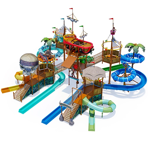 Pirate Adventure Theme Water Fort