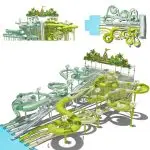 Dual-Realm Adventure Family Water Slide