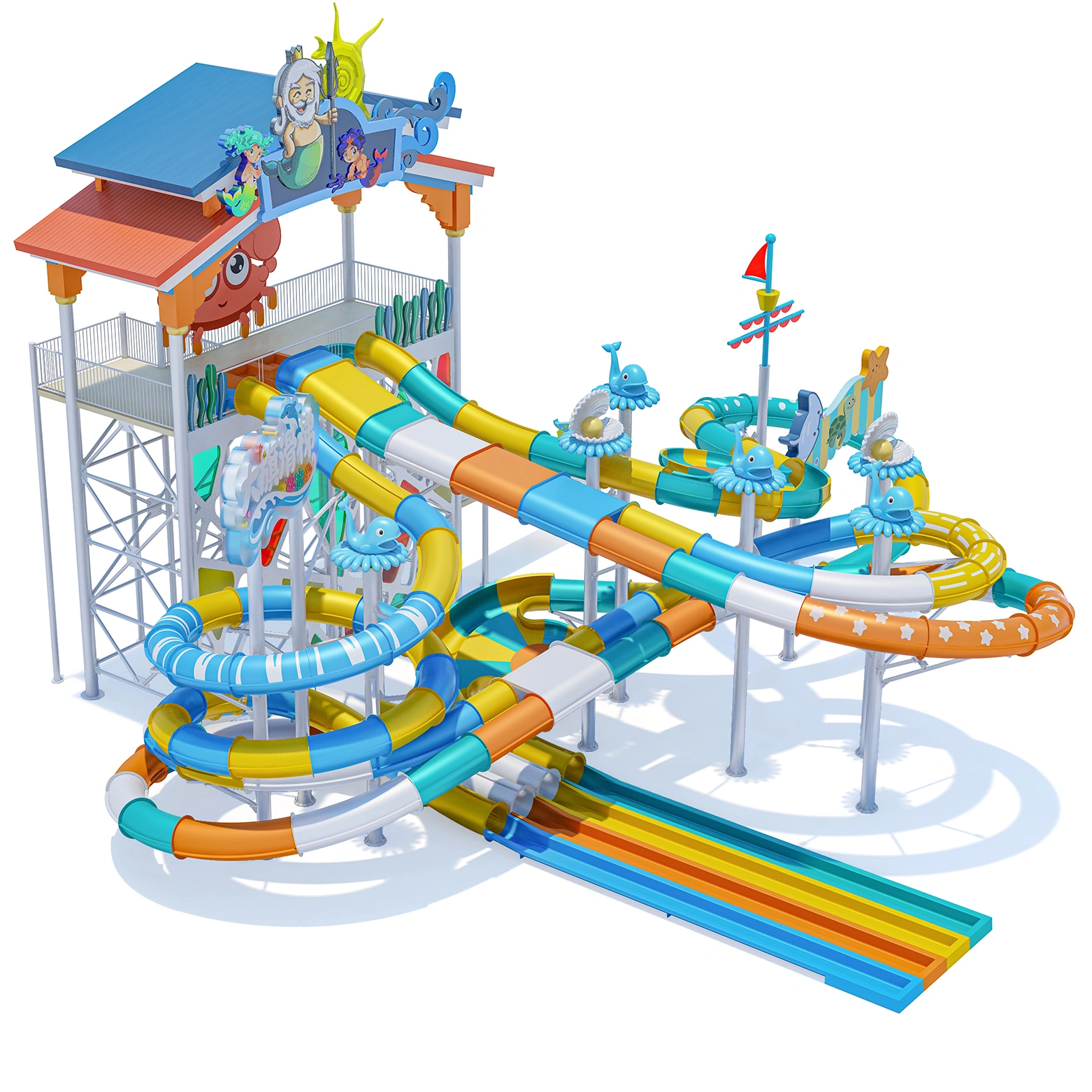 Ocean Kingdom Multi-Slide Aqua Complex