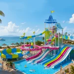 Ice & Snow Fairytale Water Slide Complex