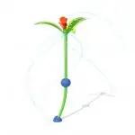 Rotating Flower Splash Feature