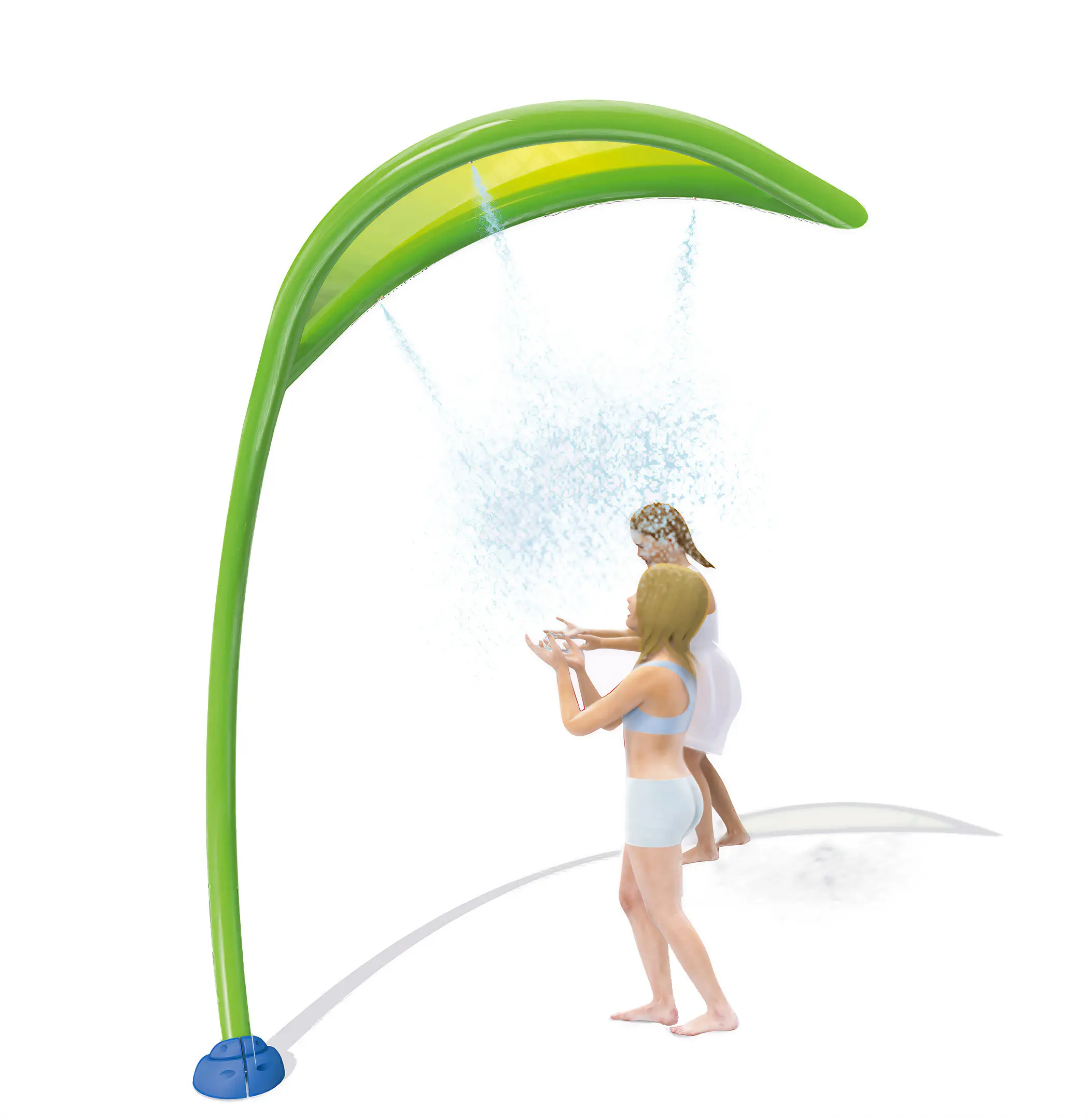 Rainforest Leaf Shower – Botanical Rain Canopy Splash Feature