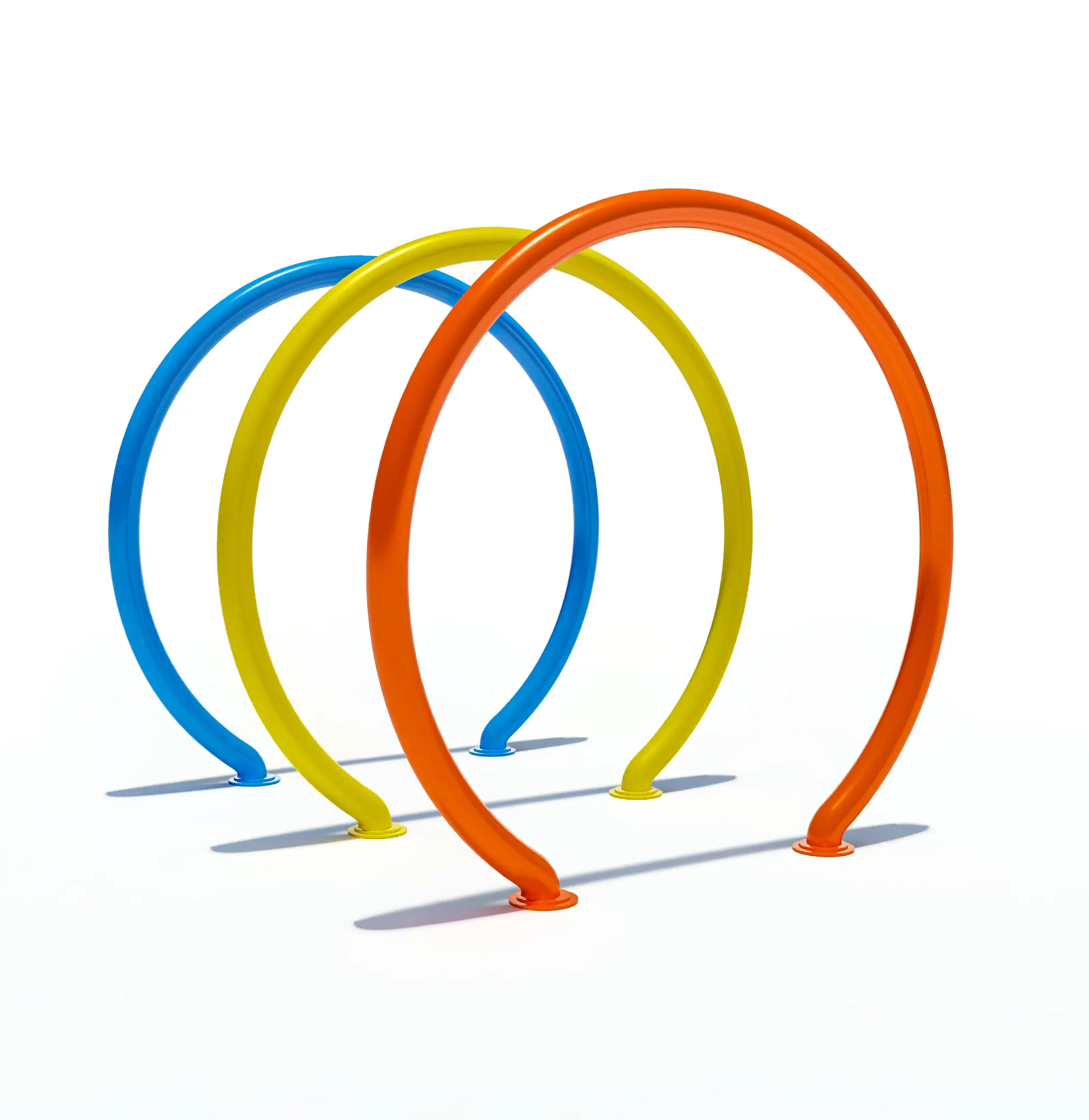 Rainbow Water Rings – Interactive Splash Tunnel