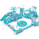 Ice and Snow Cartoon Theme Aqua House