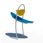 Arc Tipping Bucket with Splash Canopy