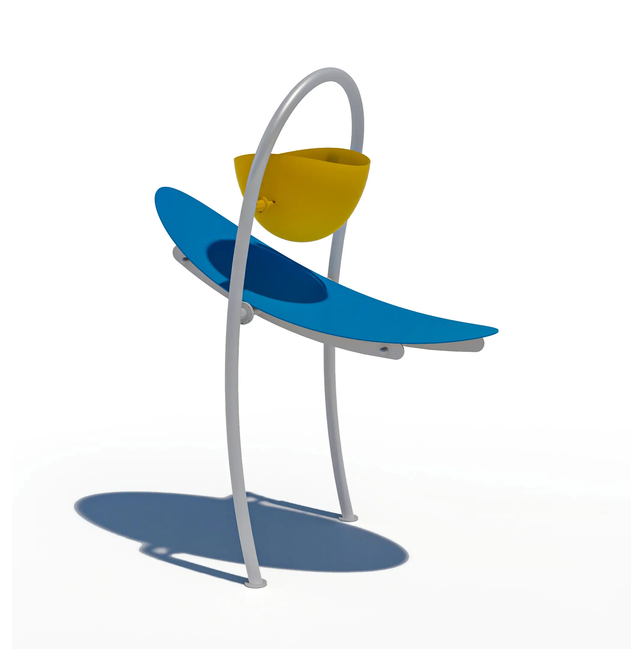 Arc Tipping Bucket with Splash Canopy
