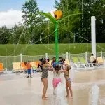 Rotating Flower Splash Feature