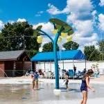 Cherry Tipping Bucket Water Play Feature