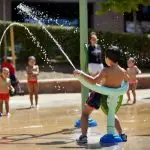 U-Shaped Dual Spray Water Cannon
