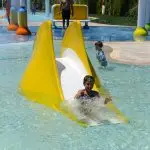 Seashell Water Slide with Water Spray Options