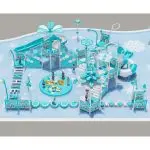Ice and Snow Cartoon Theme Aqua House