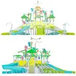 Butterfly Forest Theme Large Water House