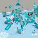 Ice and Snow Cartoon Theme Aqua House