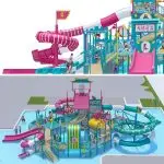 Three Kingdoms Theme Large Water House