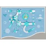 Ice and Snow Cartoon Theme Aqua House