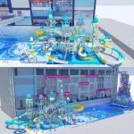 Hippo Ocean Theme Water House