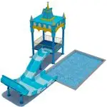 Commercial Castle Theme Small Space Shuttle Water Slide for Kids