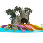 Jungle Cave Theme Water Slide for Kids