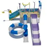 Commercial Ocean Theme Water Slide for Toddlers & Kids