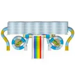 Commercial Ocean Theme Combination Water Slide for Kids