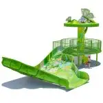 Commercial Butterfly Garden Theme Water Slide for Kids